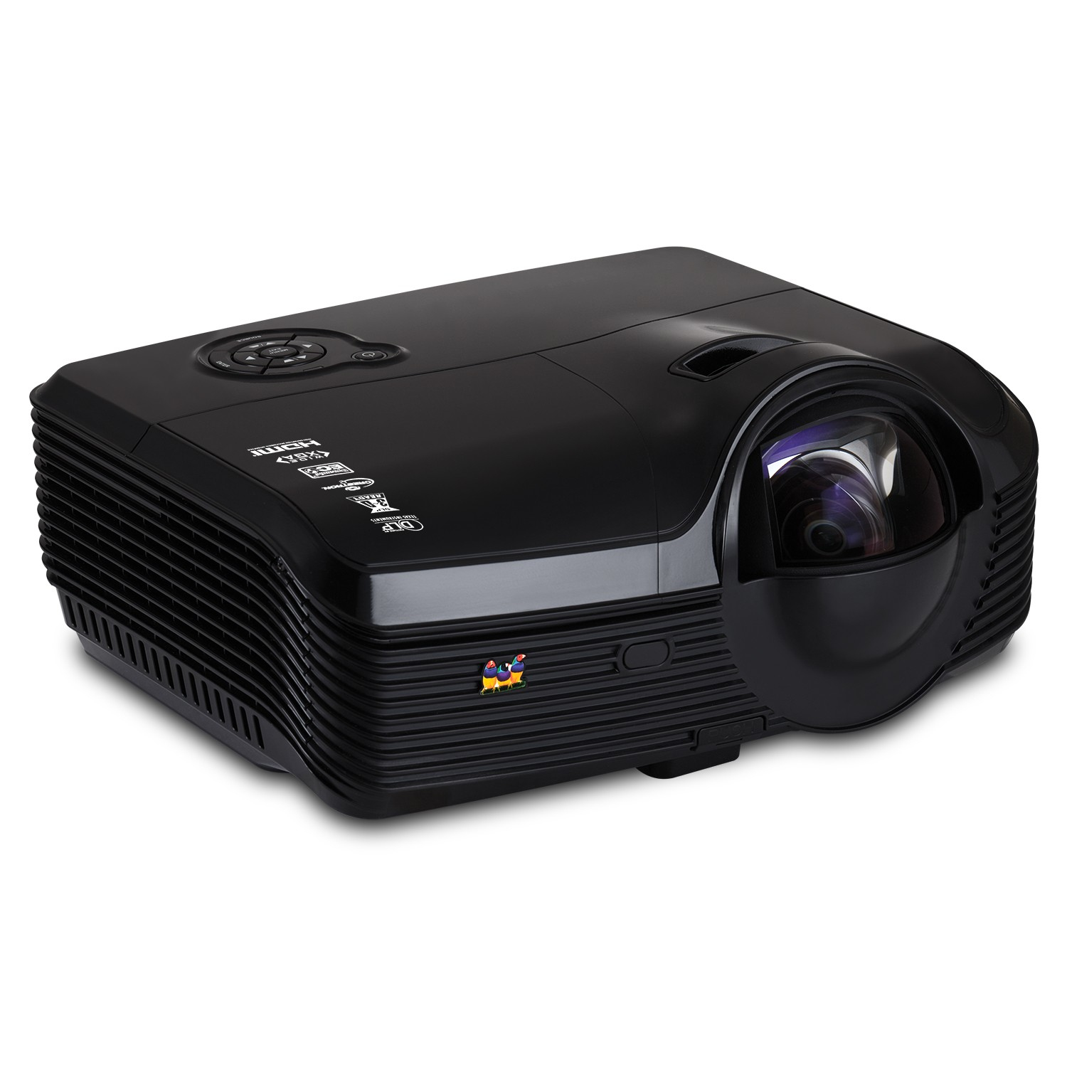 Viewsonic PJD8633WS data projector Short throw projector 3000 ANSI lumens DLP WXGA (1280x800) Black