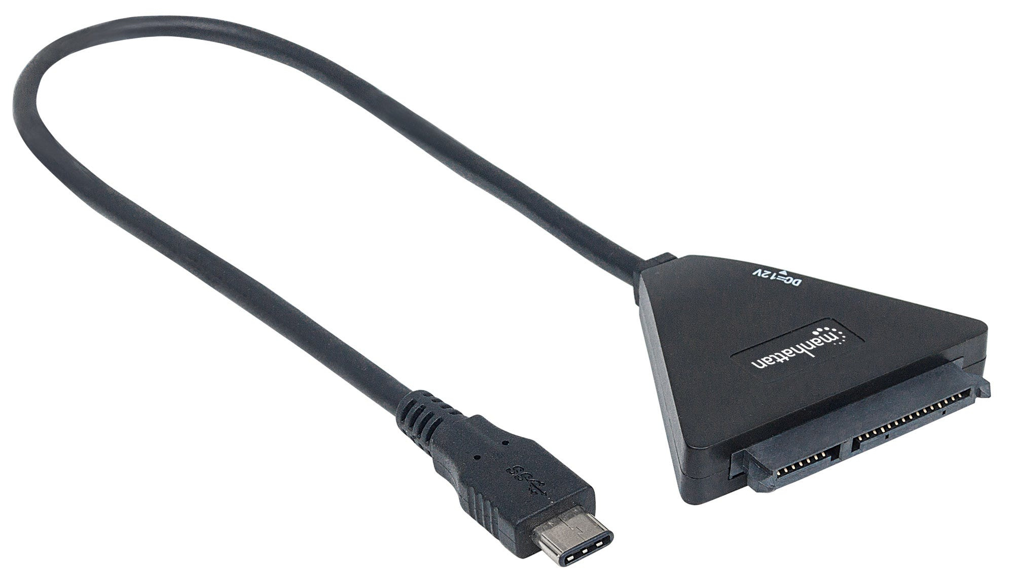 Manhattan USB-C to SATA Adapter, 10 Gbps (USB 3.2 Gen2 aka USB 3.1), SATA – image 2