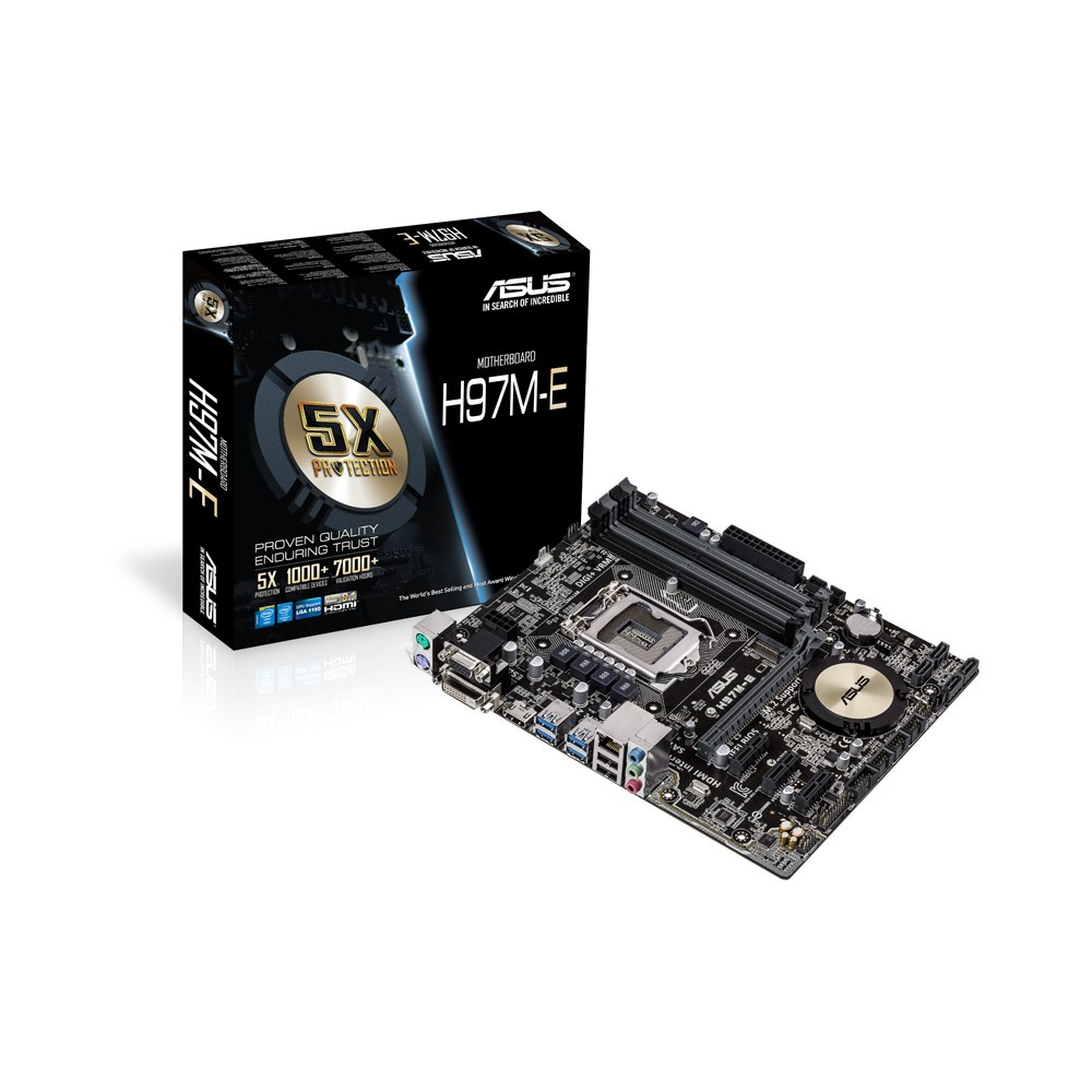ASUS H97M-E/CSM motherboard Intel® H97 LGA 1150 (Socket H3) micro ATX