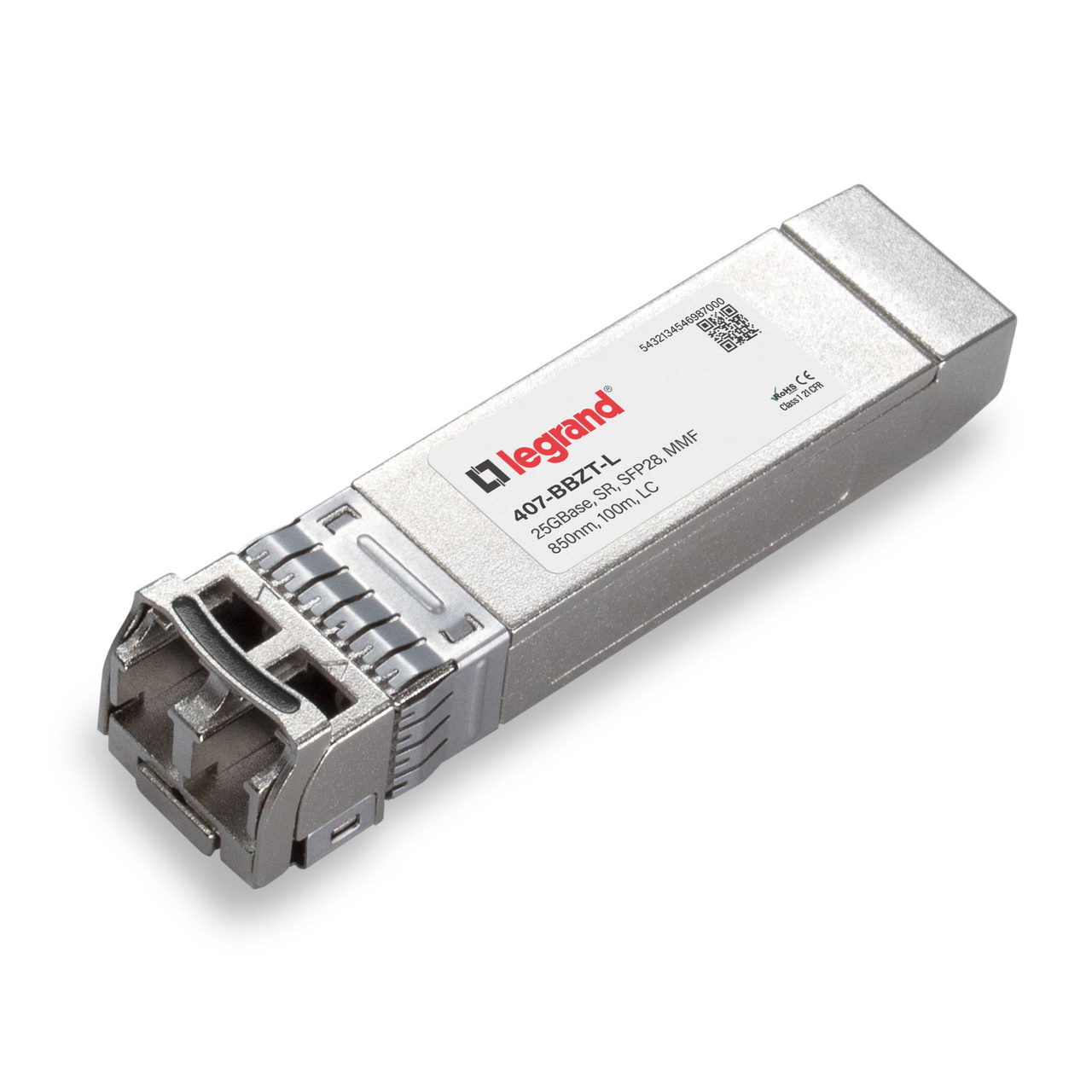 Legrand 407-BBZT-L network transceiver module Fiber optic 25000 Mbit/s SFP56 850 nm