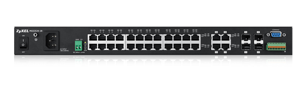 Zyxel MGS3520-28 Managed L2 Gigabit Ethernet (10/100/1000) Black – image 3
