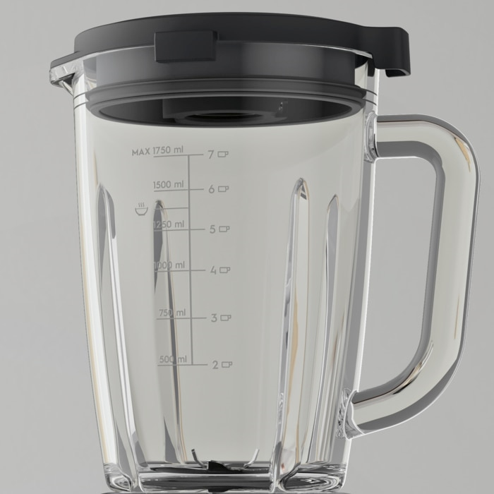 Electrolux E6TB1-6ST 1.75 L Tabletop blender 1400 W Black, Stainless steel, Transparent – image 2