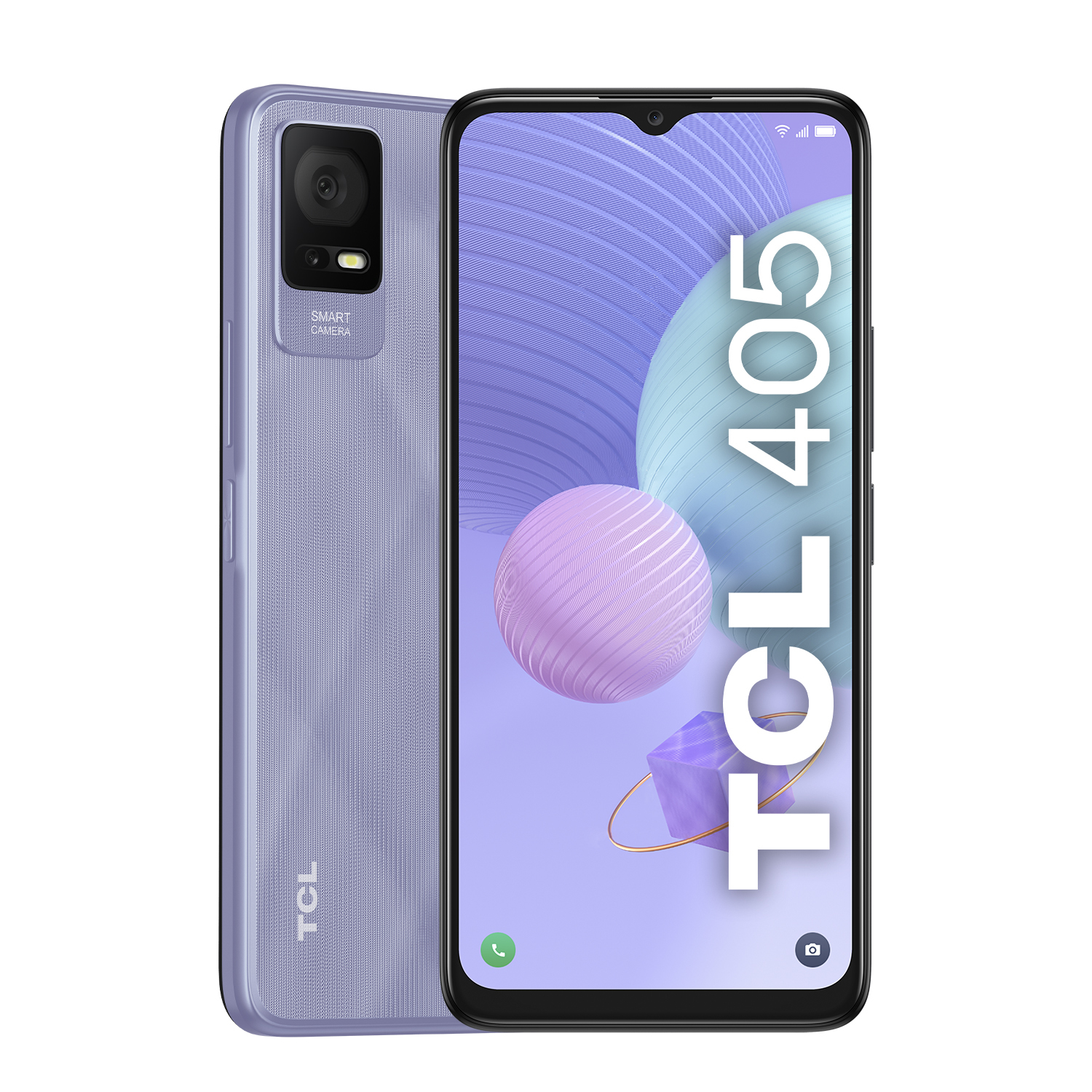 TCL 405 16.8 cm (6.6") Dual SIM Android 12 Go edition 4G USB Type-C 2 GB 32 GB 5000 mAh Lavender – image 1