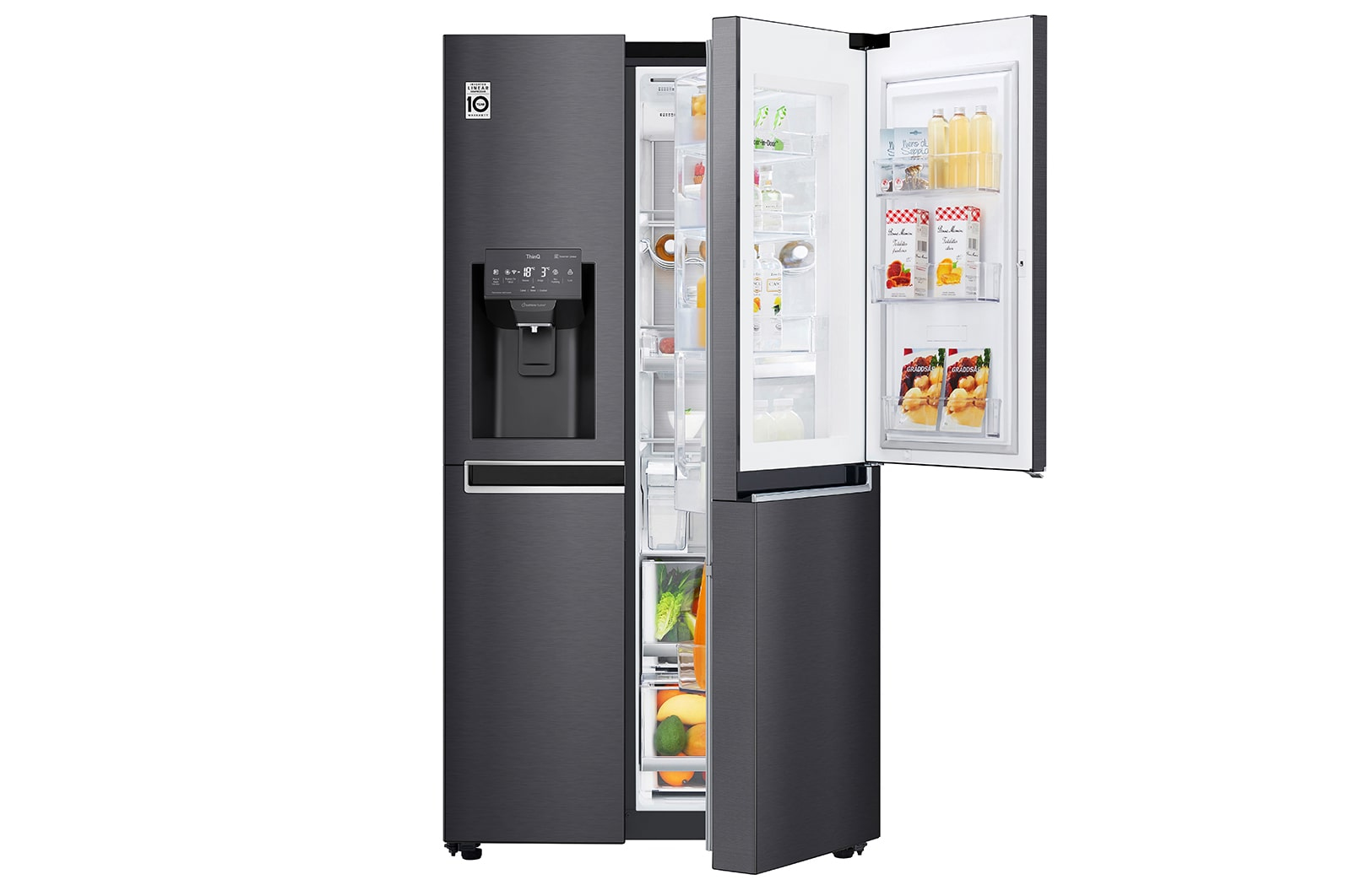 LG GSJ961MCCZ side-by-side refrigerator Freestanding – image 2