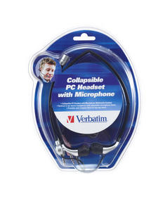 Verbatim 41683-EU headphones/headset Wired Black