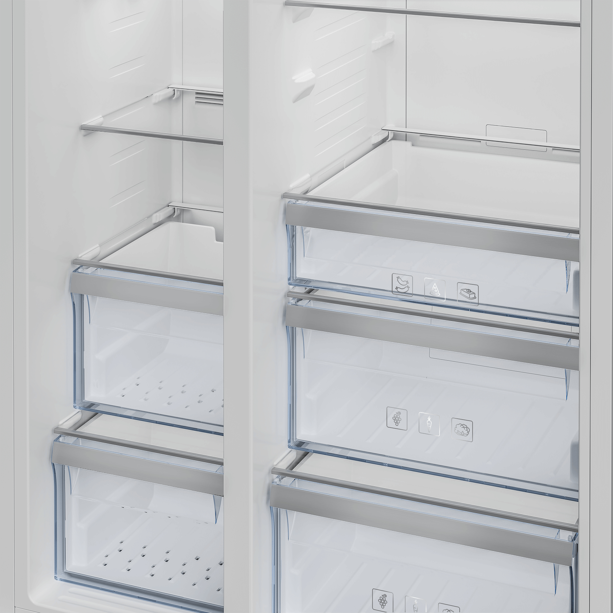 Beko GN162330XB side-by-side refrigerator Freestanding – image 5
