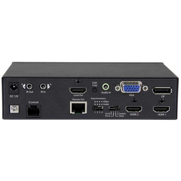 StarTech.com Multi-Input HDBaseT Extender with Built-in Switch - DisplayPort, VGA and HDMI Over CAT5e or CAT6 - Up to 4K - TAA – image 3