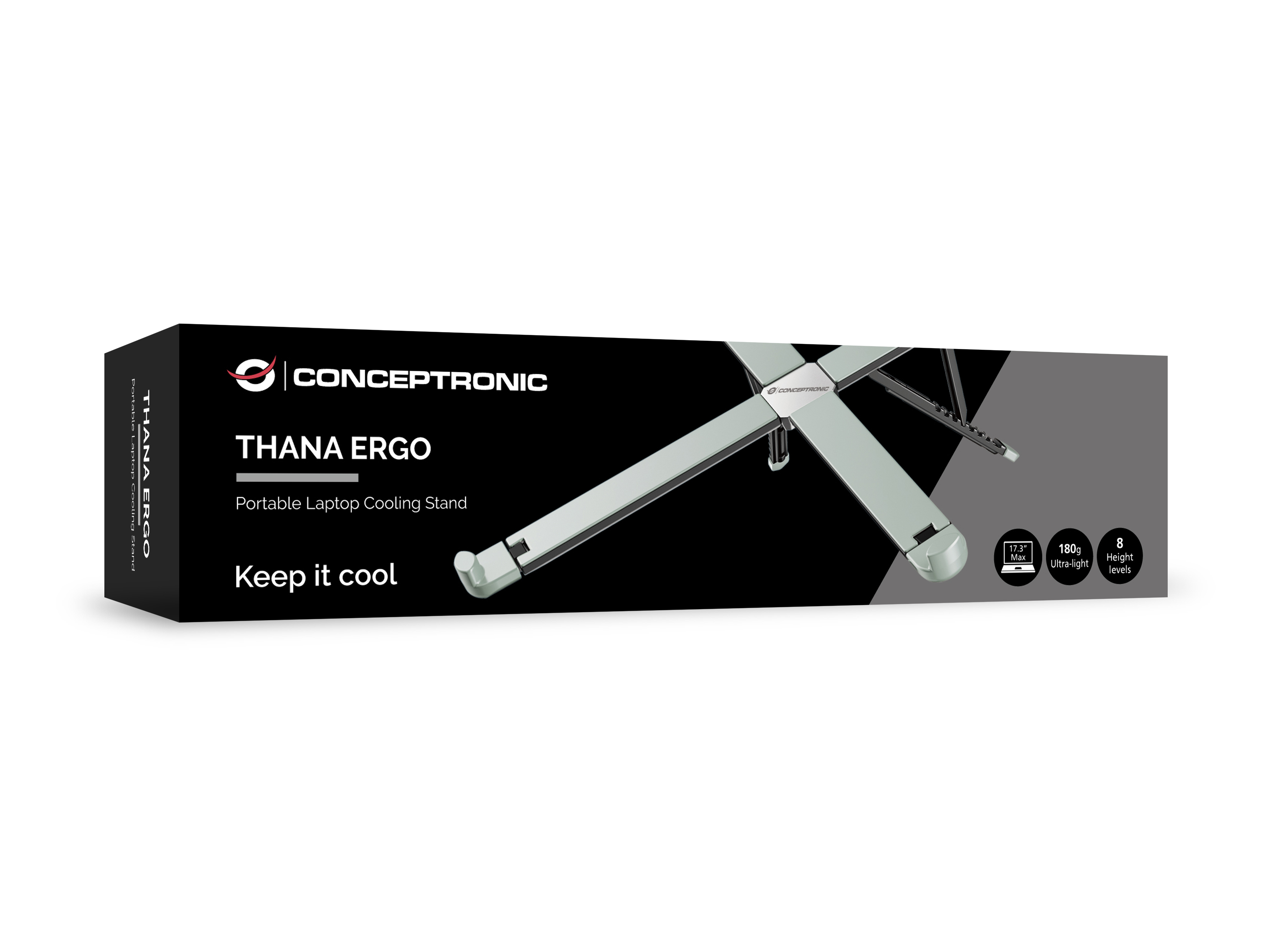 CONCEPTRONIC Laptop-Stand    5kg ERGO tragbar       17.3sil Notebookzubehör