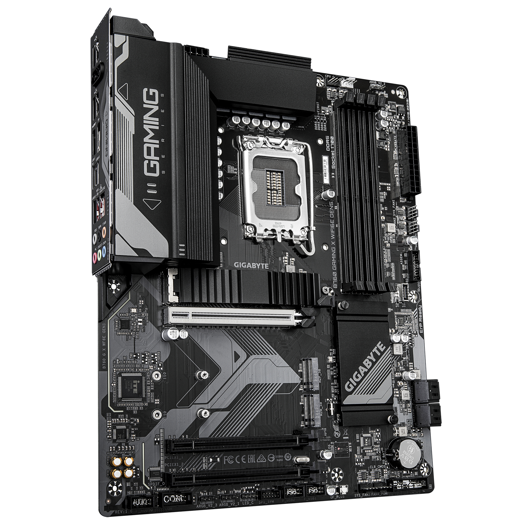 Gigabyte B760 Gaming X WiFi6E Gen5   (B760,S1700,ATX,DDR5) Mainboards INTEL