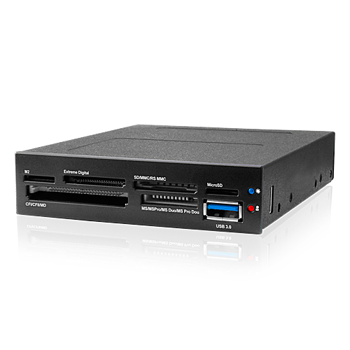 ICY BOX IB-865 card reader USB 3.2 Gen 1 (3.1 Gen 1) Internal Black
