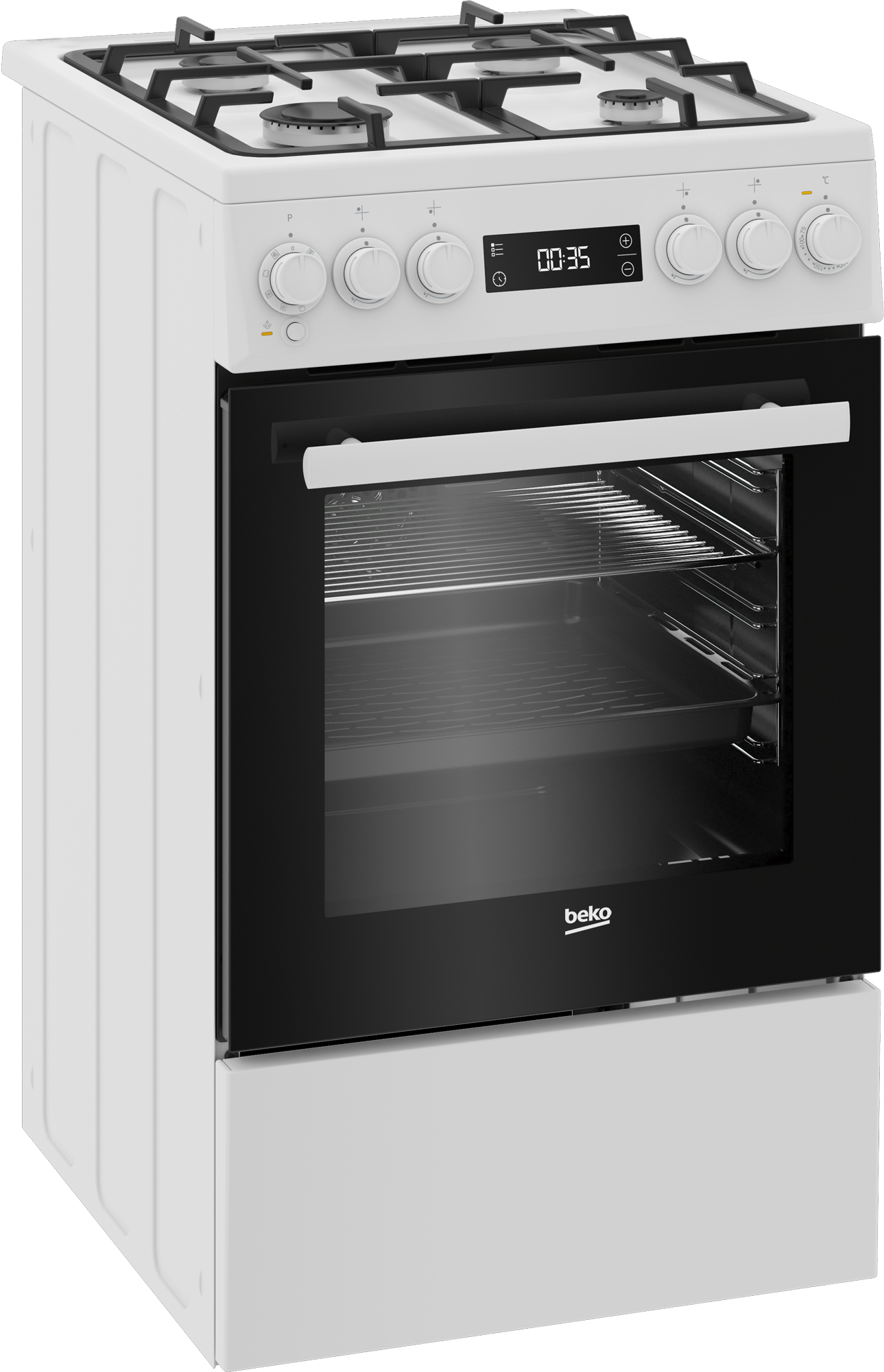 Beko FSM51339DWDS cooker Freestanding cooker Electric Gas White – image 2