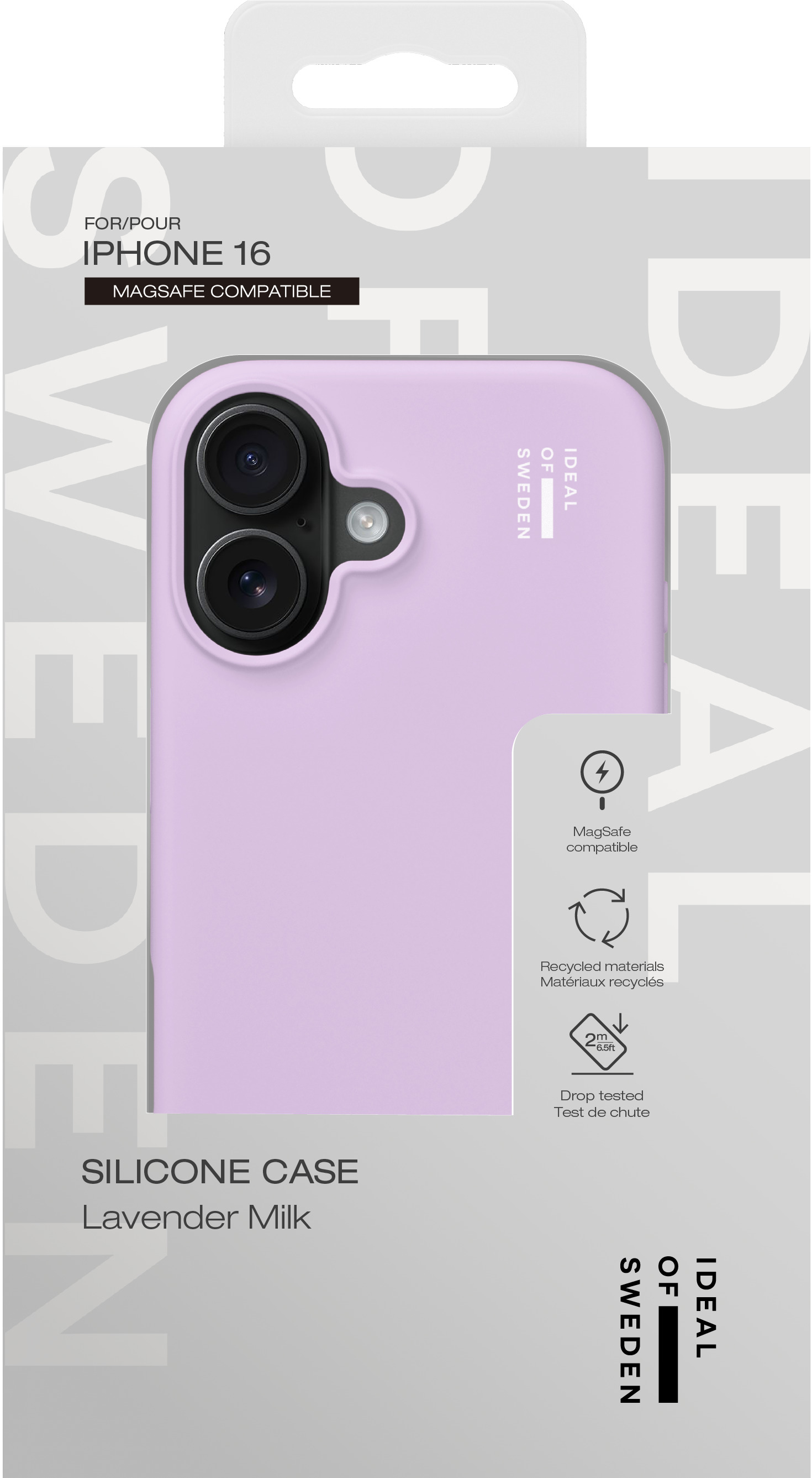 iDeal of Sweden Silicone Case MagSafe iPhone 16 Lavender Milk – image 5