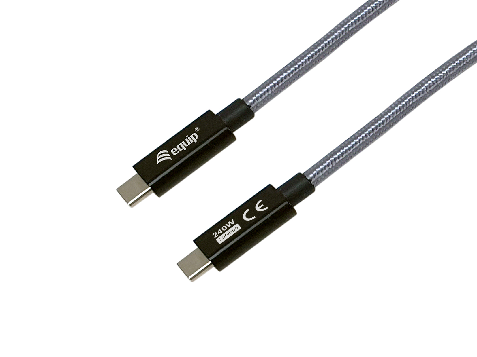 USB 3.2 Gen 2x2 C auf C Kabel, 2,0m, PD240W, 4K/60Hz, 21Gbps, Schwarz
