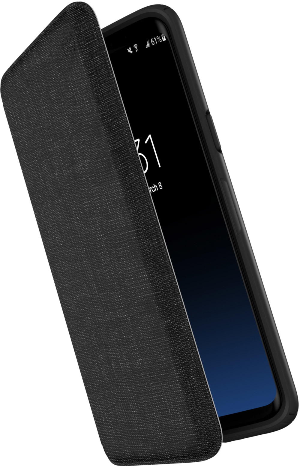 Speck Presidio Folio Samsung Galaxy S9 Heathered Black – image 8