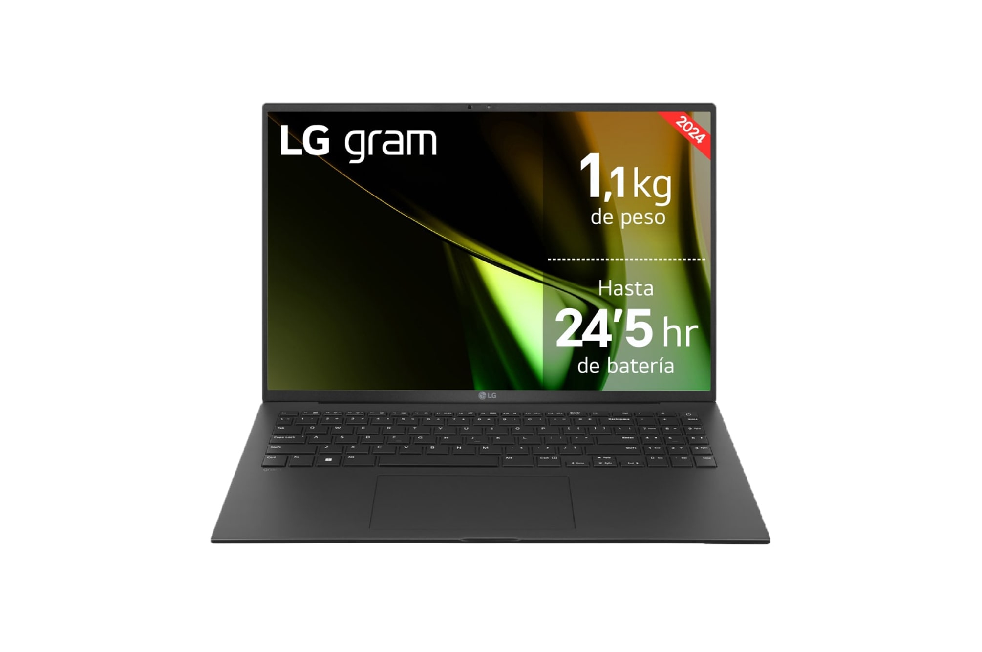 LG Gram 16Z90S-G.AD7BB laptop Intel Core Ultra 7 155H Computer portatile 406 cm (16") WQXGA 32 GB LPDDR5x-SDRAM 2 TB SSD Wi-Fi