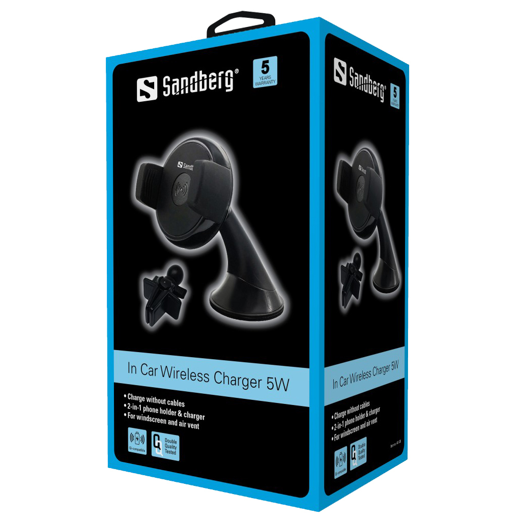 Sandberg In Car Wireless Charger 5W – image 2