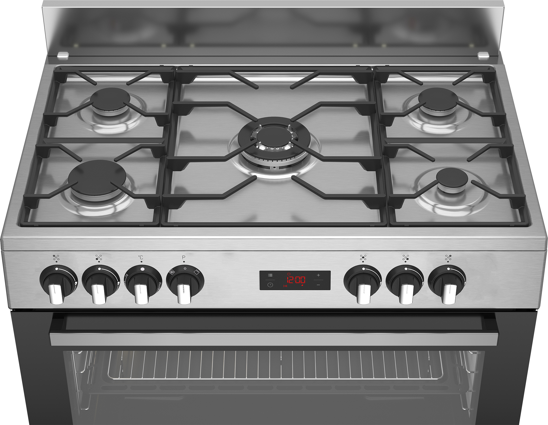 Beko GM15325DX Freestanding cooker Electric Gas Stainless steel – image 4