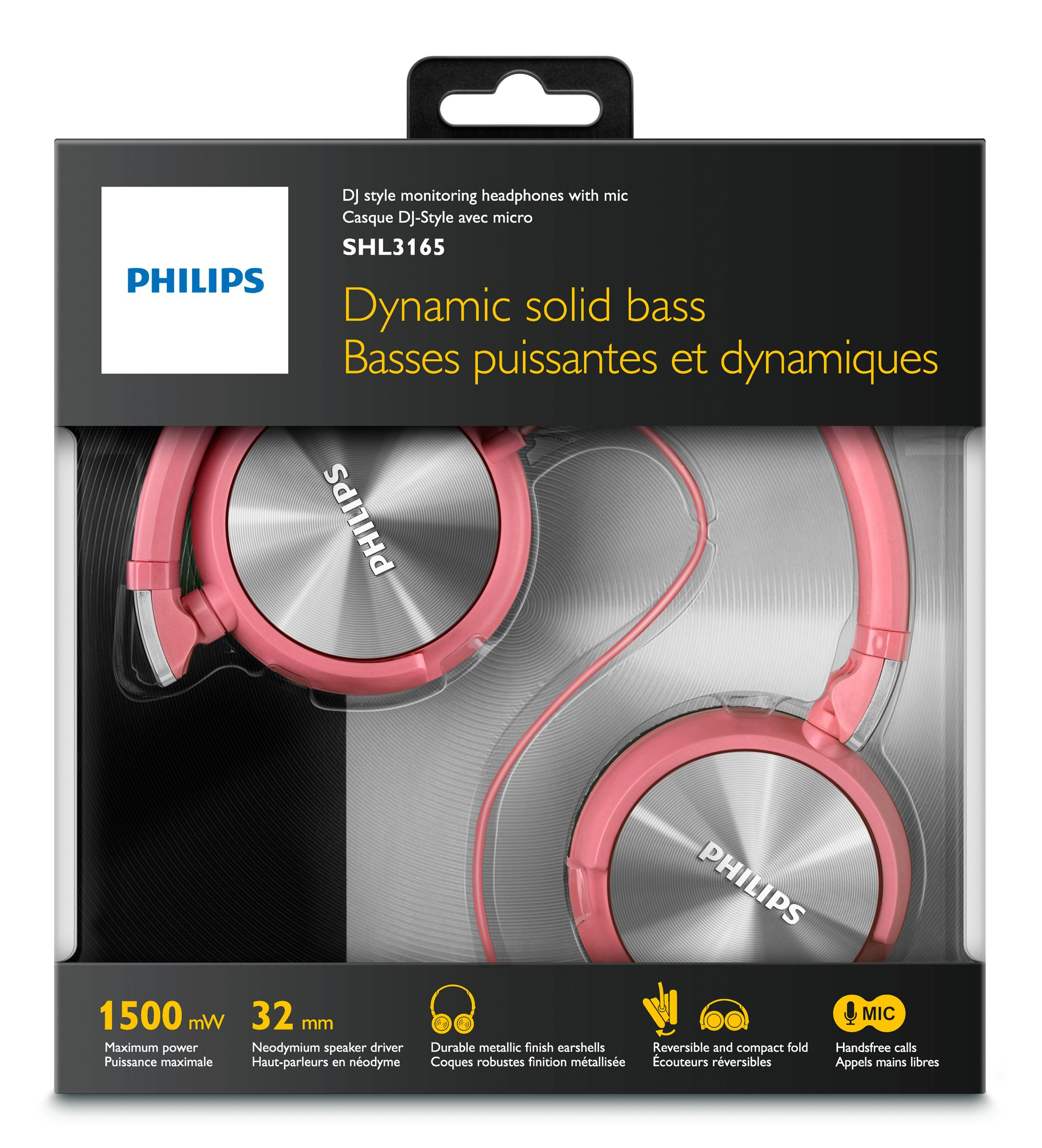 Philips SHL3160PK/27 headphones/headset Wired Head-band Pink – image 2