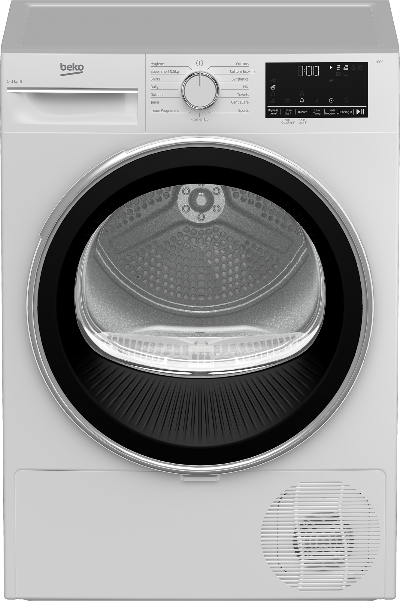 Beko B3T4911DW 9kg Condenser Tumble Dryer with Sensor Programmes – image 1