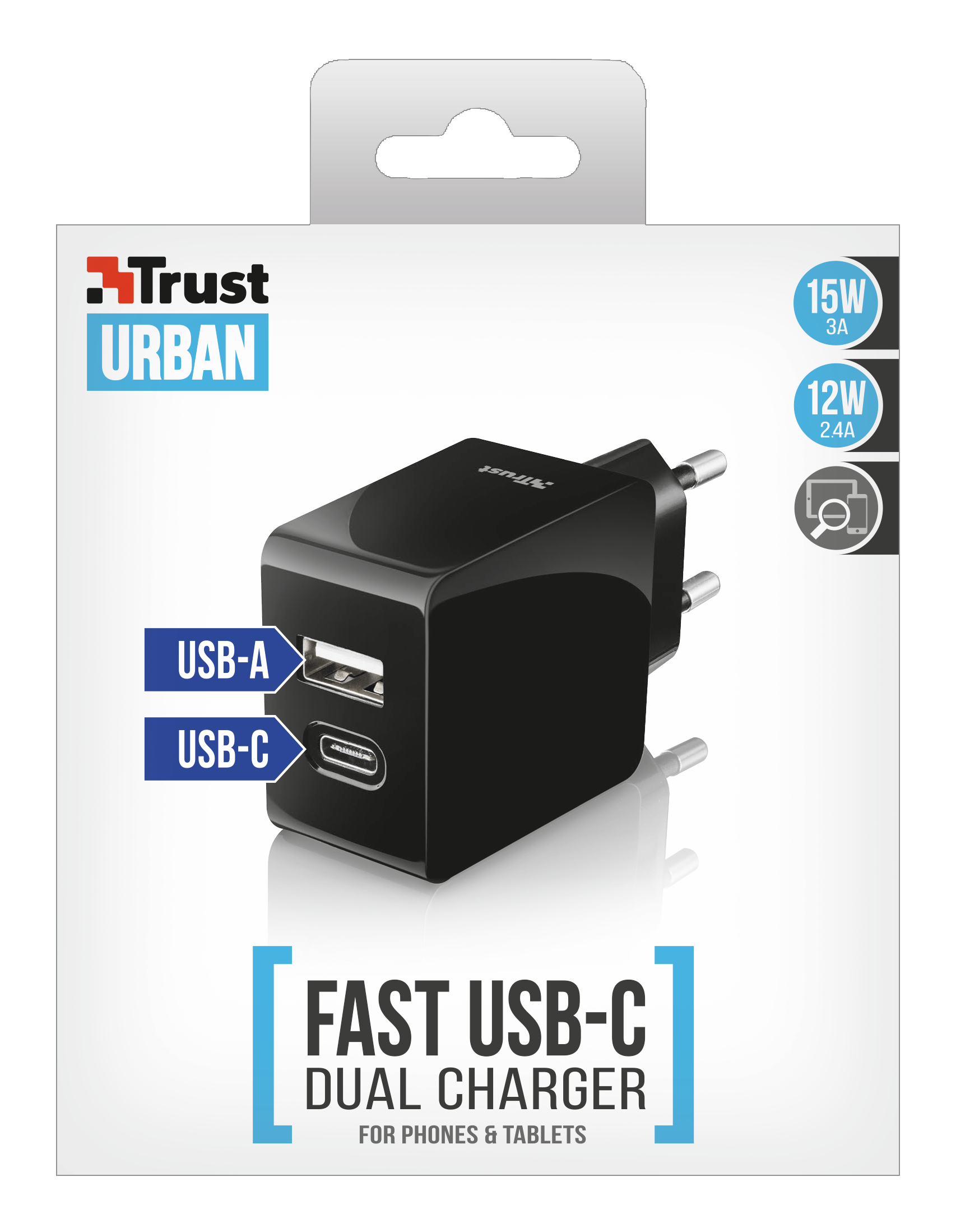 Trust 21589 mobile device charger Black Indoor – image 5