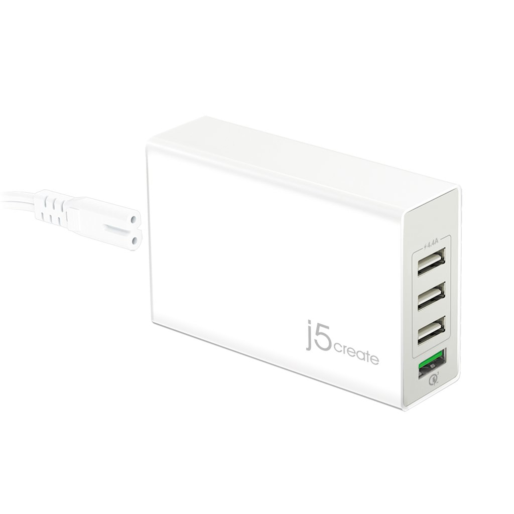 j5create JUP40 4-Port USB QC3.0 Super Charger – image 1