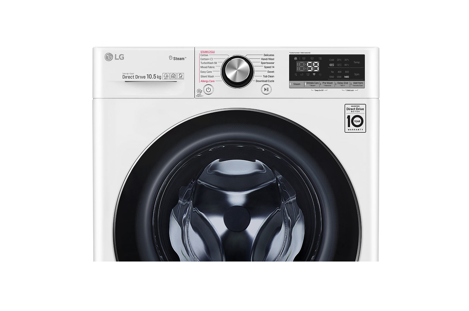 LG F4V710WTS washing machine Front-load – image 4