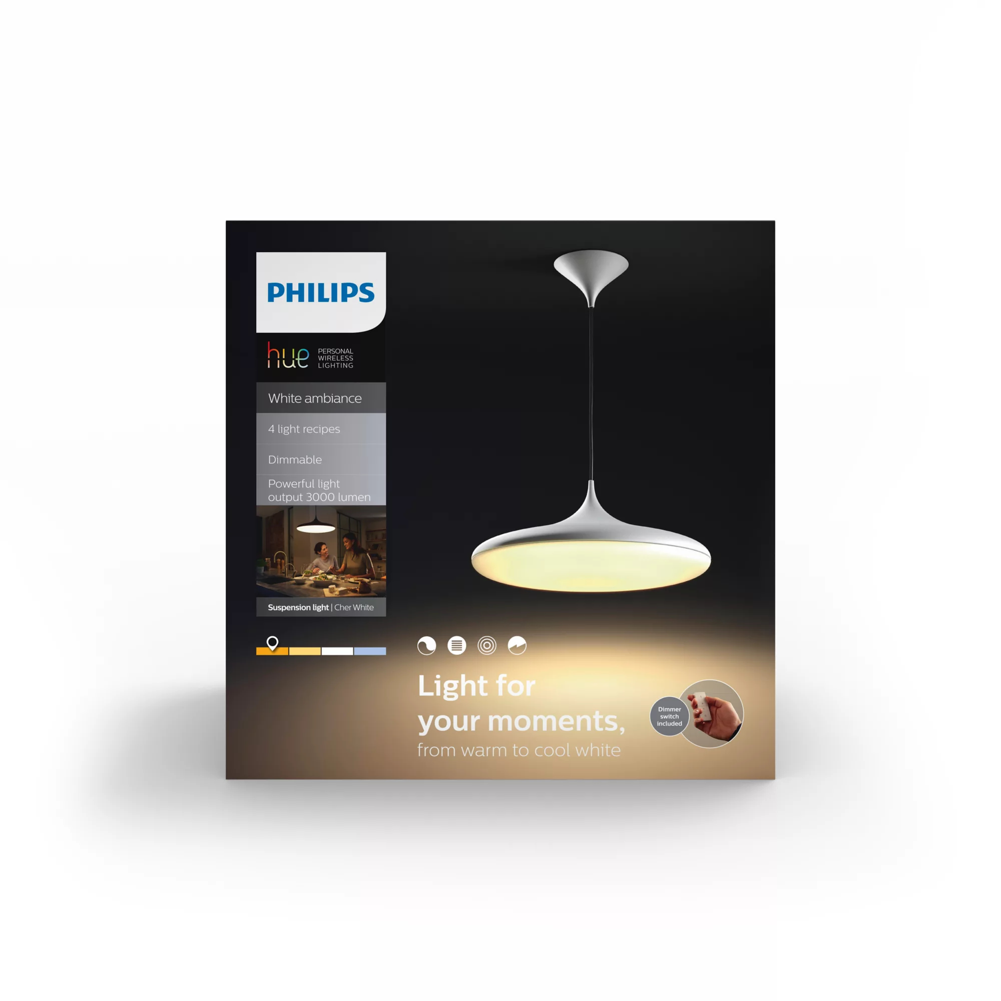 Philips by Signify Philips Hue White ambience Cher suspension light – image 3