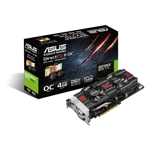 ASUS 90YV04E3-M0NA00 graphics card NVIDIA GeForce GTX 770