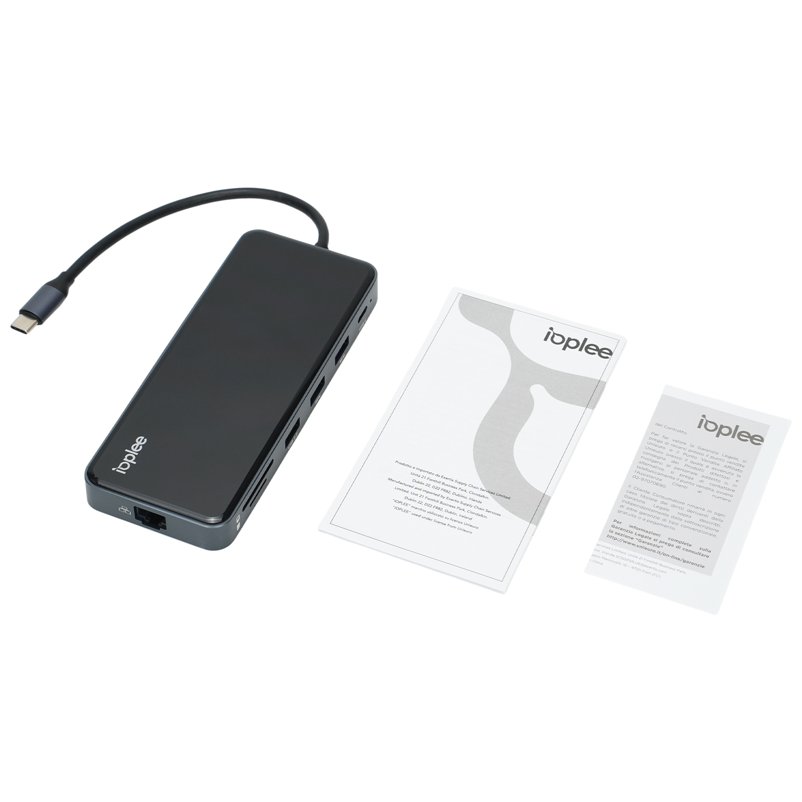 IOPLEE IOPEXTHE12IN1605 interface hub USB Type-C 5000 Mbit/s Grey – image 5
