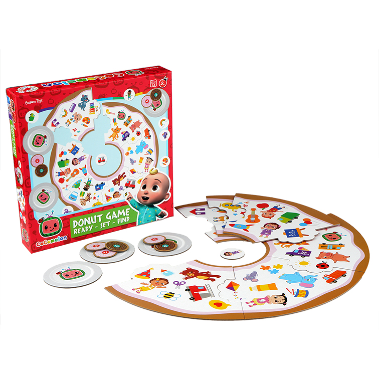 Barbo Toys Cocomelon - Donut Game - Ready - Set Gioco da tavolo Famiglia