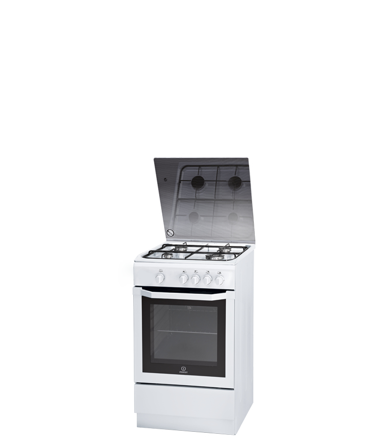 Indesit I5GGG(W)/NL Freestanding cooker Natural gas Gas White