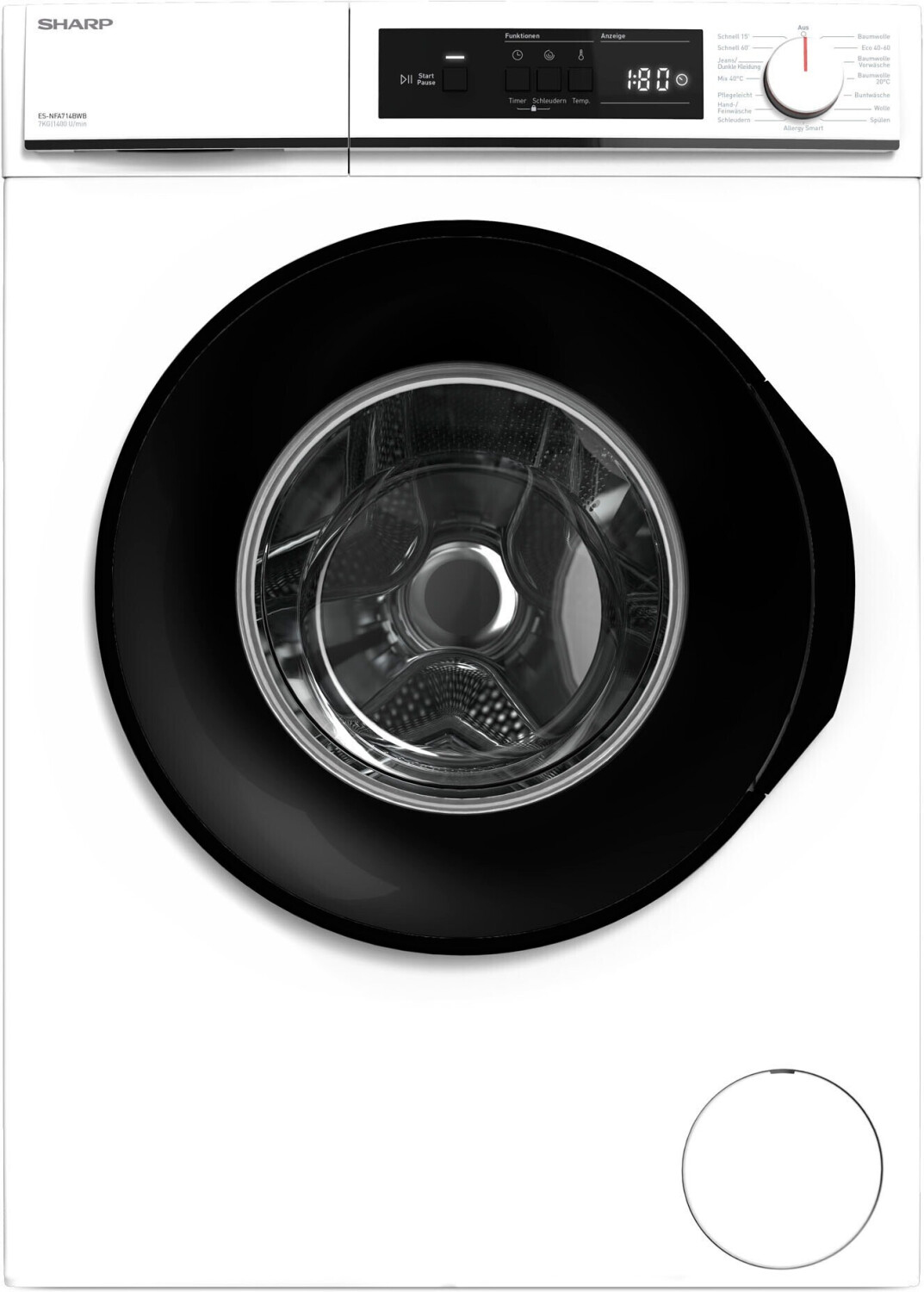 Sharp ES-NFA714BWB-DE washing machine Front-load – image 1