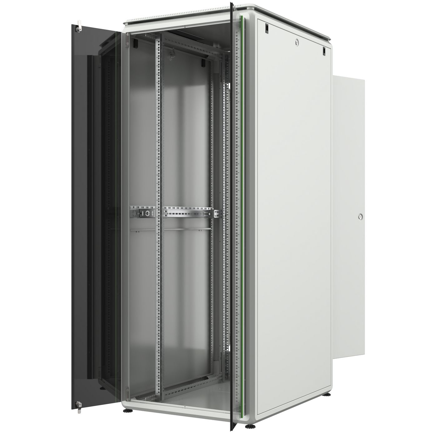 Lanview RDL42U81WH rack cabinet 42U Freestanding rack White – image 2