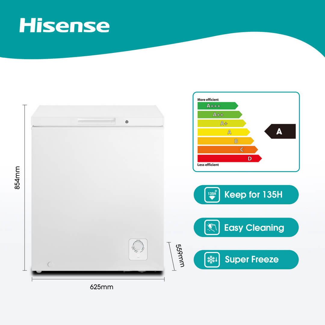 Hisense H175CF freezer Chest freezer Freestanding – image 3