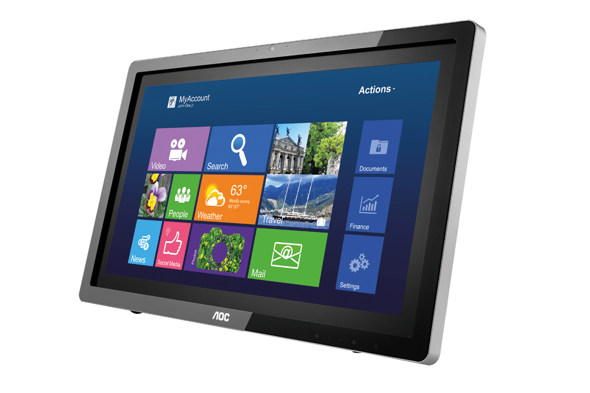AOC I2272PWHUT/BK computer monitor – image 9
