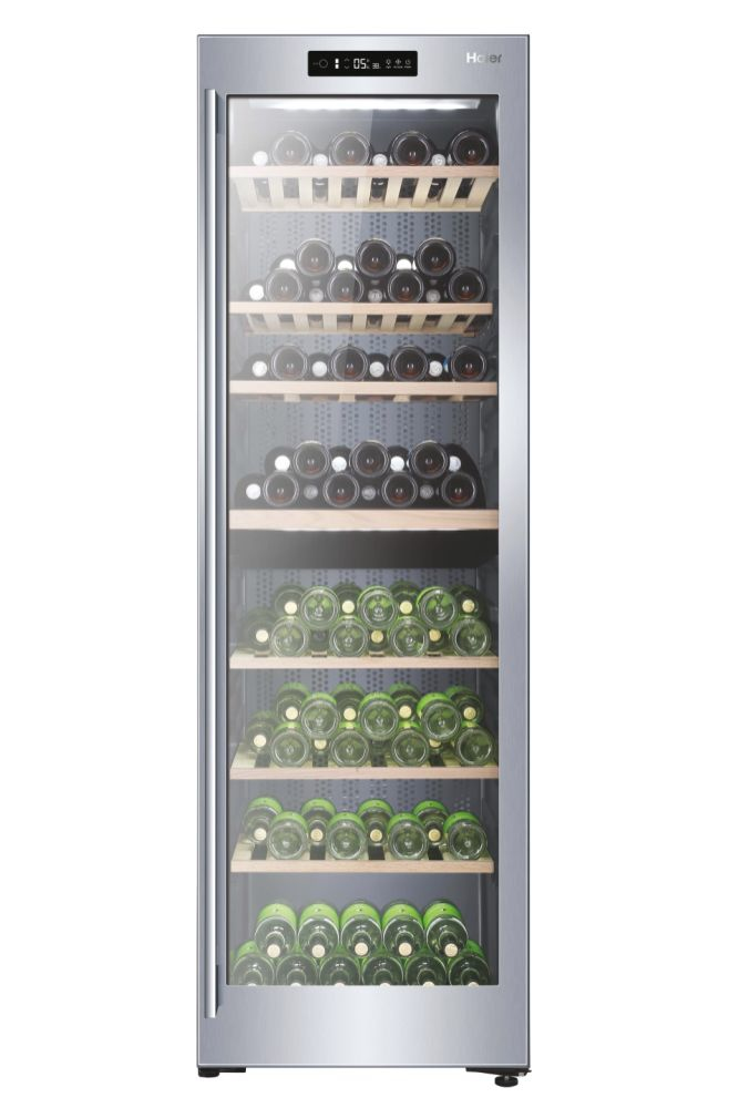 Haier Wine Bank 60 Series 7 WS137GDNFI Compressor wine cooler Freestanding Black 137 bottle(s) – image 2