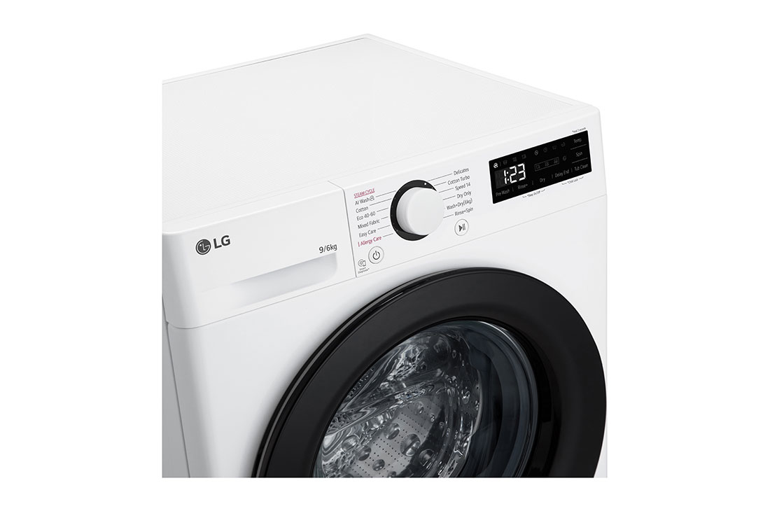LG F4DR509SBW washer dryer Freestanding Front-load Black, White – image 4