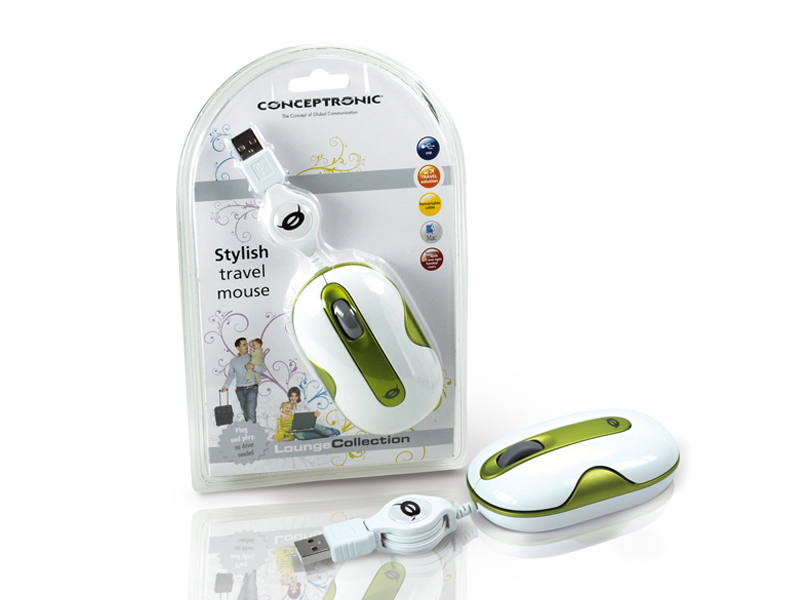 Conceptronic Stylish Travel Mouse – image 3