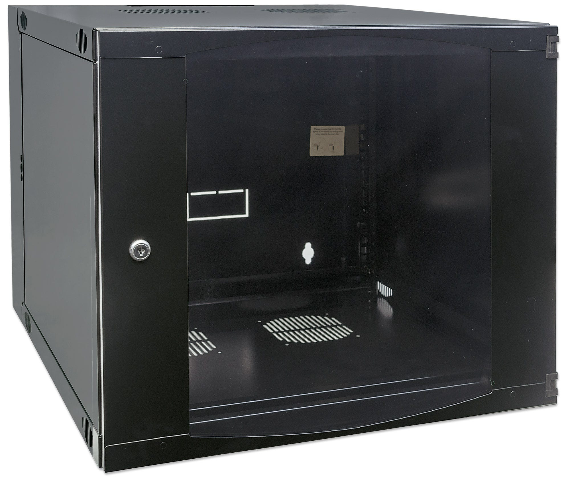 Intellinet 19" Network Cabinet - Wall Mount (Double Section Hinged Swing Out), 6U – image 2