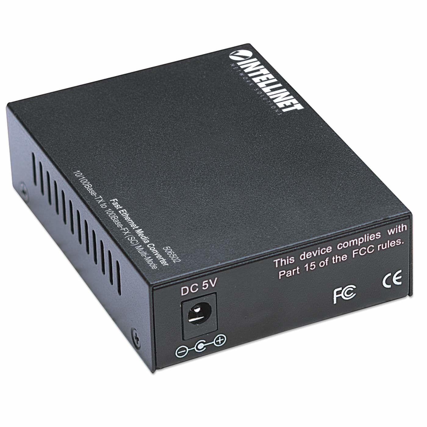 Intellinet Fast Ethernet Media Converter, 10/100Base-Tx to 100Base-Fx (SC) Multi-Mode, 2 km (1.24 mi) – image 5