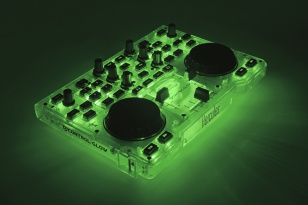 Hercules 4780839 DJ controller Magnetic tape scratcher 2 channels Green