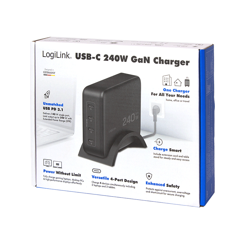 LogiLink PA0353 mobile device charger Universal Black AC Fast charging Indoor – image 9