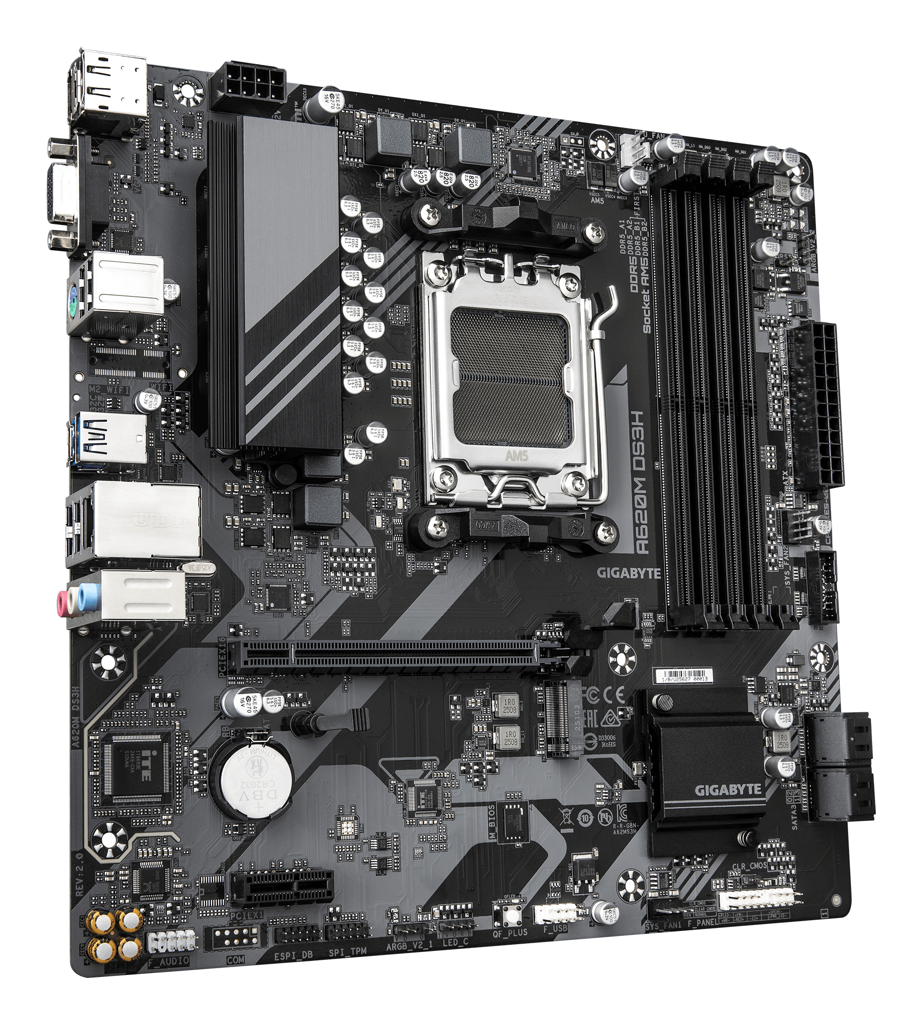 GIGABYTE A620M DS3H (rev. 2.0) – image 2