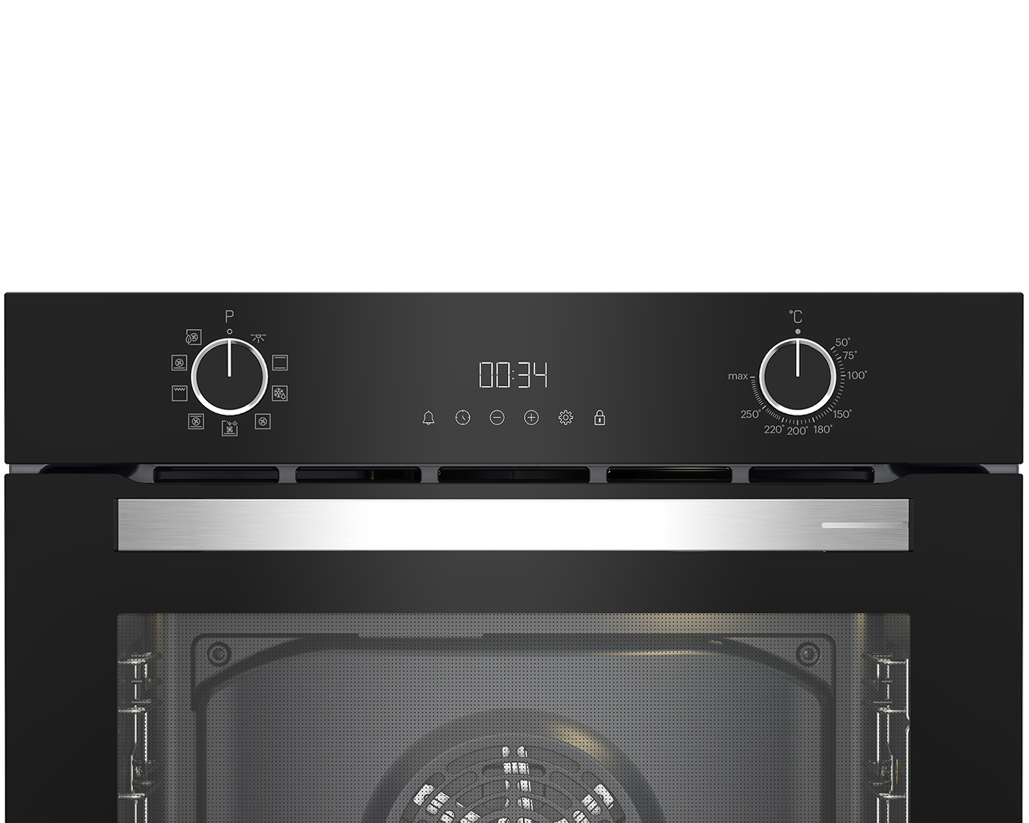 Grundig GEBM12300B 60cm HotAero Pro Multi-Function Oven with Catalytic Liners – image 3