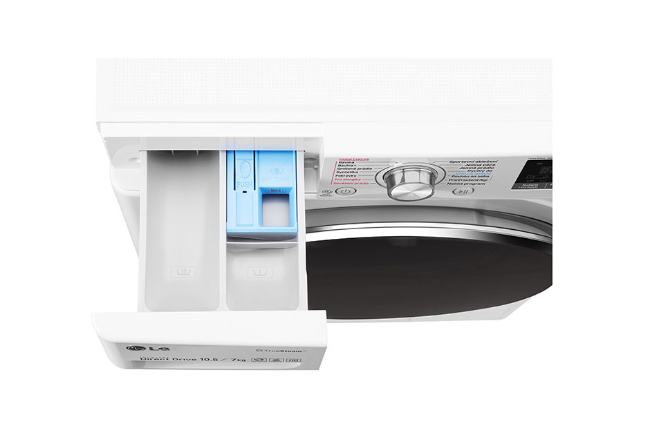 LG F104J8JH2W washer dryer Freestanding Front-load Black, Chrome, White – image 2