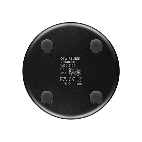 Axagon WDC-S10D mobile device charger Mobile phone, Smartphone, Tablet Black USB Wireless charging Fast charging Indoor – image 2