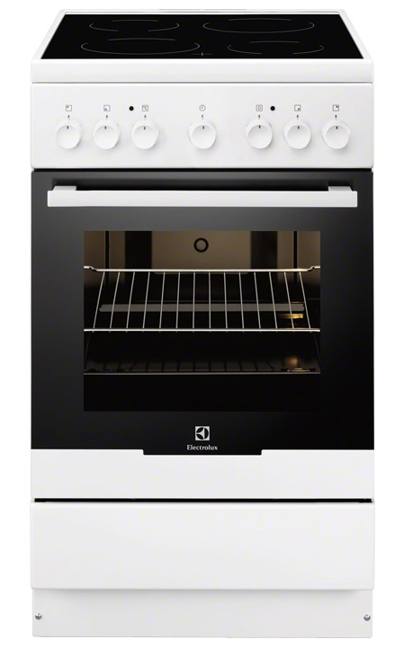 Electrolux EKC51150OW cooker Freestanding cooker Electric Ceramic hob White
