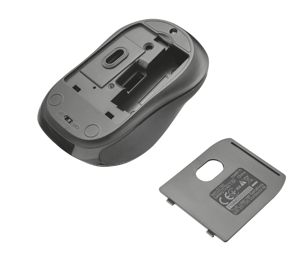 Trust 21192 mouse Travel Ambidextrous Bluetooth Optical 1600 DPI – image 4