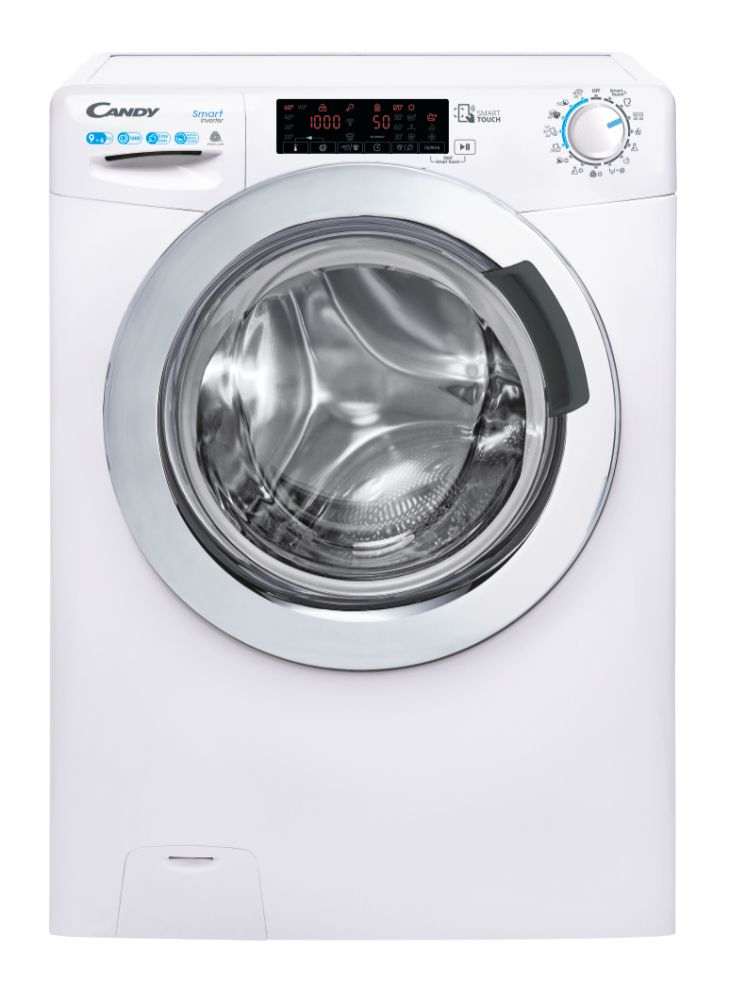 Candy Smart Inverter CSWS596TWMCE/1-S washer dryer Freestanding Front-load White – image 1