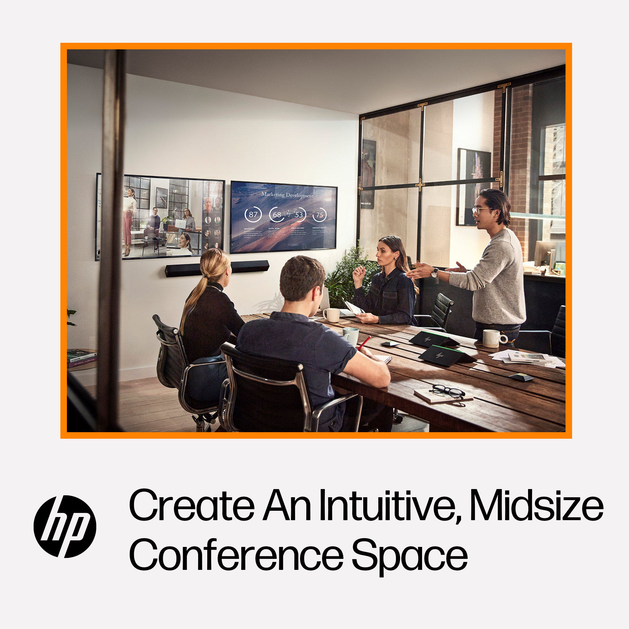 HP Presence Medium to Large Space Solution Plus AI Camera/Mics withMicrosoft Teams Rooms – image 6